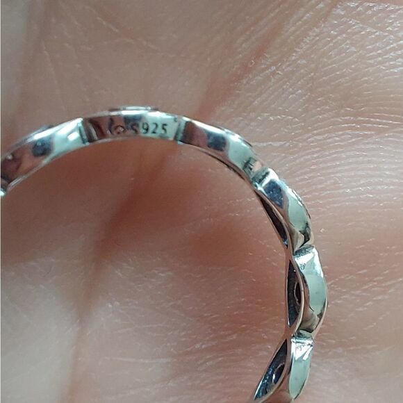 925 Sterling Silver Blue Eye Ring - Picture 5 of 8